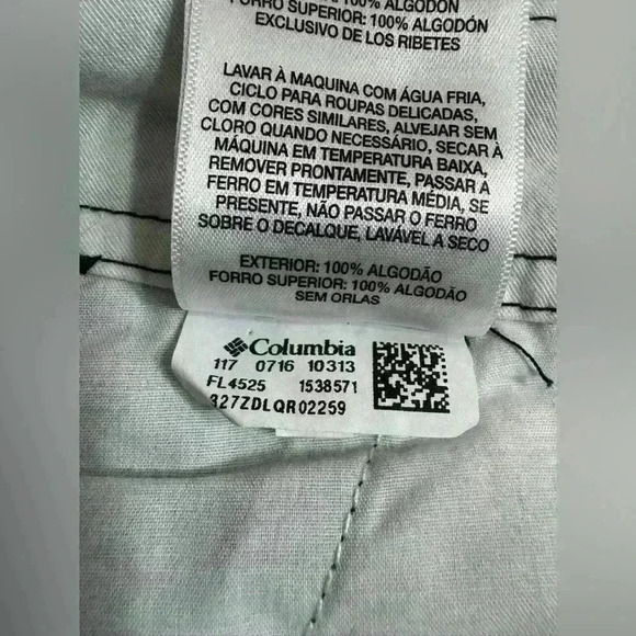 Columbia Solar Fade Plus Size Short Women’s Size 16 Grey Hiking Shorts - Picture 9 of 9